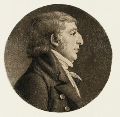 Benjamin King, 1806 by Charles Balthazar Julien Févret de Saint Mémin